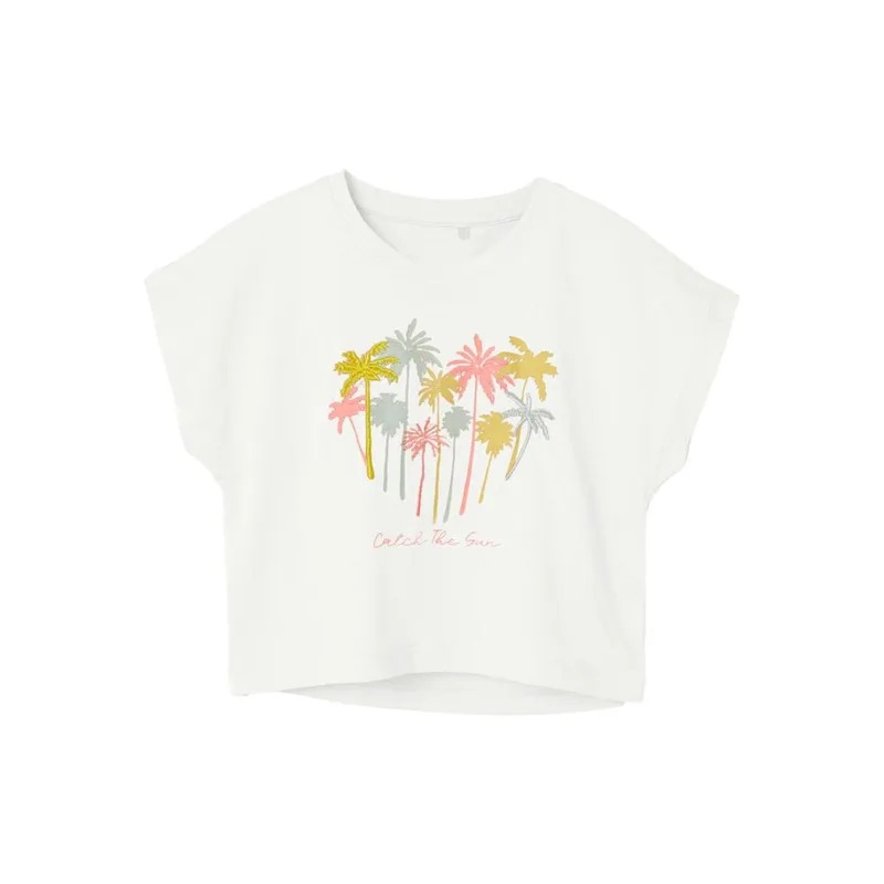 Μπλούζα μακό crop κορίτσι name it-13229251-Bright White