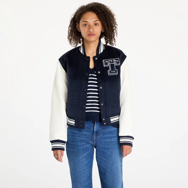 Μπουφάν Tommy Jeans Letterman Jacket Blue XS