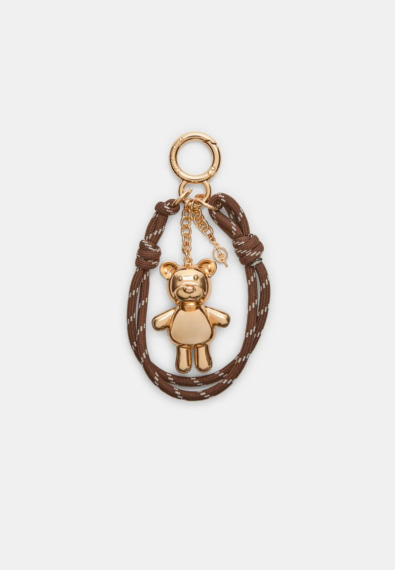 Stradivarius Μεταλλικό Charm Αρκουδάκι Χρυσαφί Os