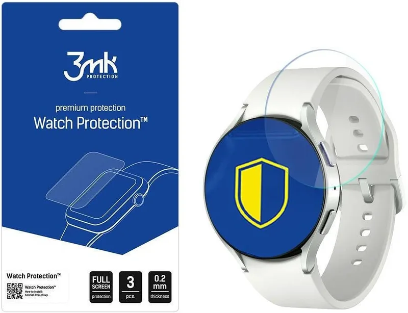 3MK Premium Flexible Glass - Αντιχαρακτικό Υβριδικό Προστατευτικό Γυαλί - Samsung Galaxy Watch 6 40mm - 0.2mm - 3 Τεμάχια (5903108533423)