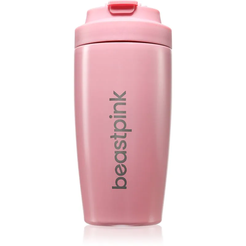 BeastPink Thermo Mug κούπα - θερμός με καλαμάκι χρώμα Ροζ 500 ml