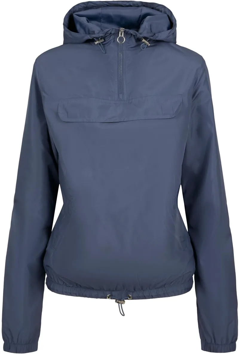 Ladies Basic Pull Over Jacket Urban Classics TB2013-02428 vintageblue