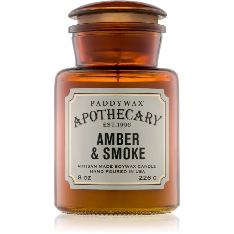Paddywax Apothecary Amber & Smoke αρωματικό κερί 226 γρ