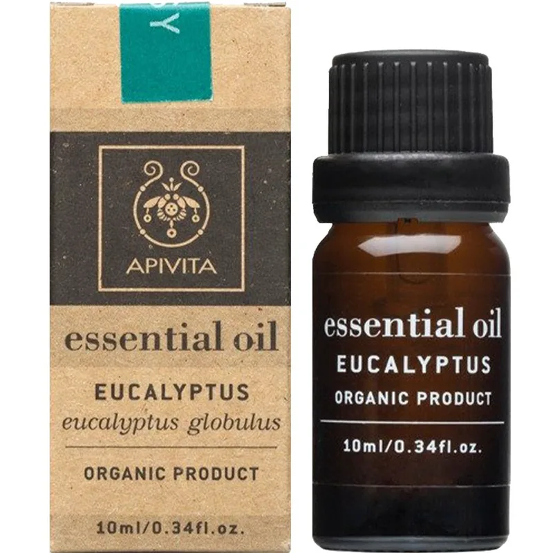 Apivita Eucalyptus Essential Oil Πολυχρηστικό Αιθέριο Έλαιο Αρωματοθεραπείας από Ευκάλυπτο με Ευεργετικές Ιδιότητες για το Αναπνευστικό 10ml