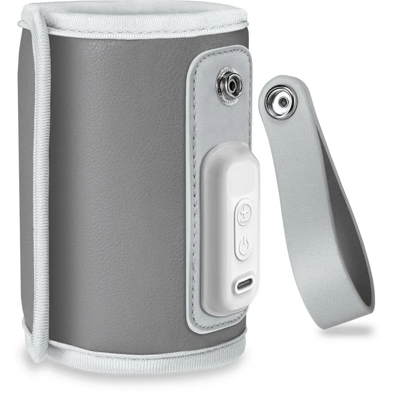 Lionelo Care Thermup Go Θερμαντικό για μπιμπερό Grey Silver 1 τμχ