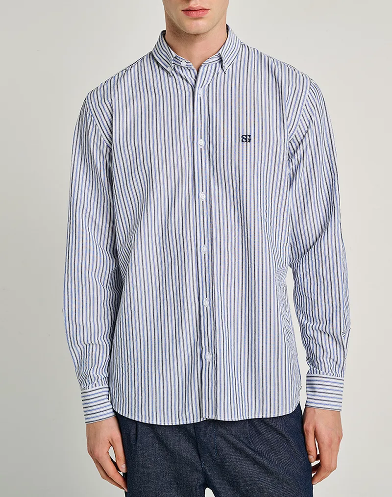 STAFF Lark Man Shirt Longsleeve 57%Co 43%Pes 61-005.055-Ν0000 Multi