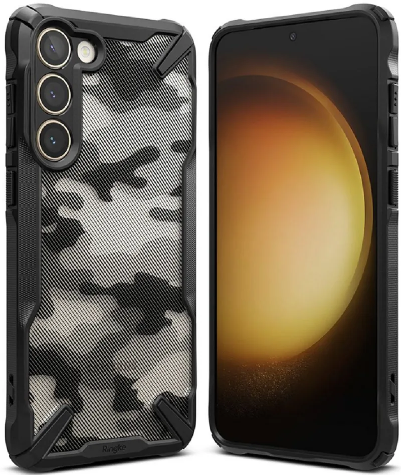 Ringke Fusion X Θήκη - Samsung Galaxy S23 Plus - Camo Black (8809919300285)