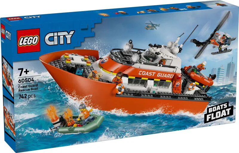 LEGO® City Coast Guard Rescue Boat & Helicopter (60504)
