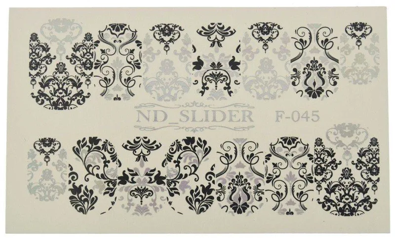 ΑΥΤΟΚΟΛΛΗΤΑ ΝΕΡΟΥ OEM ND F 045 BLACK HOLO SILVER