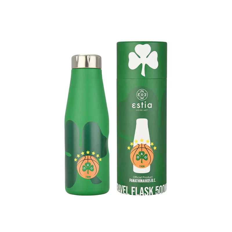 Θερμός Travel Flask Panathinaikos Bc Edition 500ml Estia 00-27193