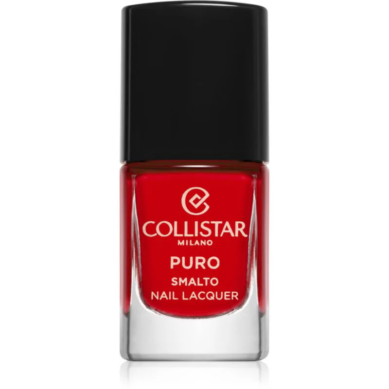Collistar Puro Long-Lasting Nail Lacquer βερνίκι νυχιών μακράς διαρκείας απόχρωση 40 Mandarino 10 ml