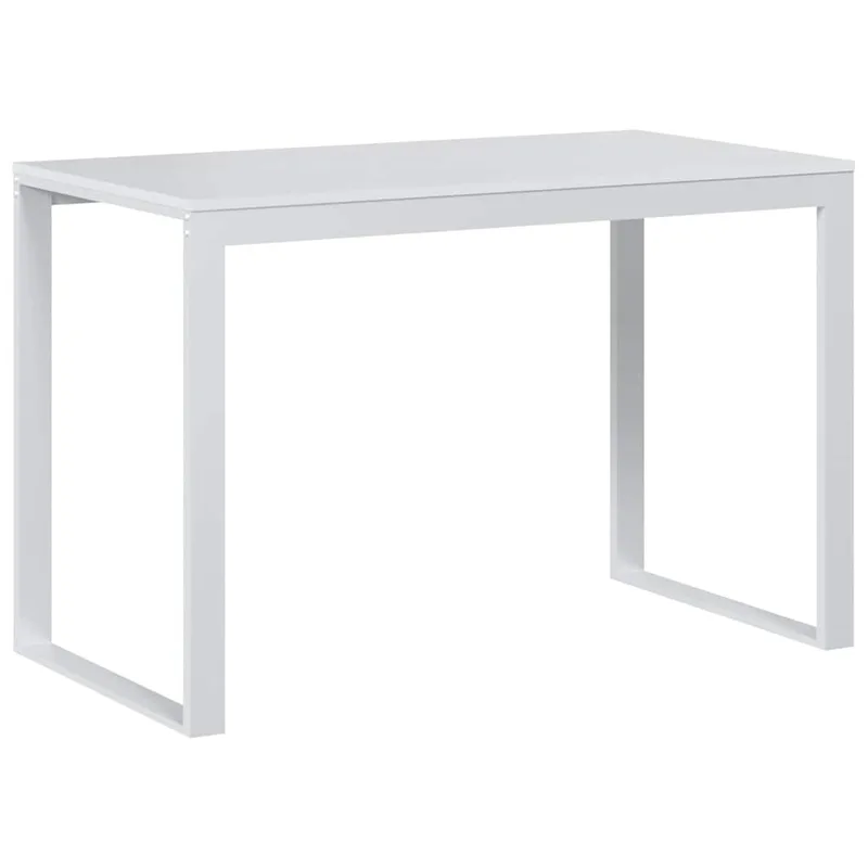 vidaXL Γραφείο Υπολογιστή Λευκό 110 x 60 x 73 εκ. από Μοριοσανίδα