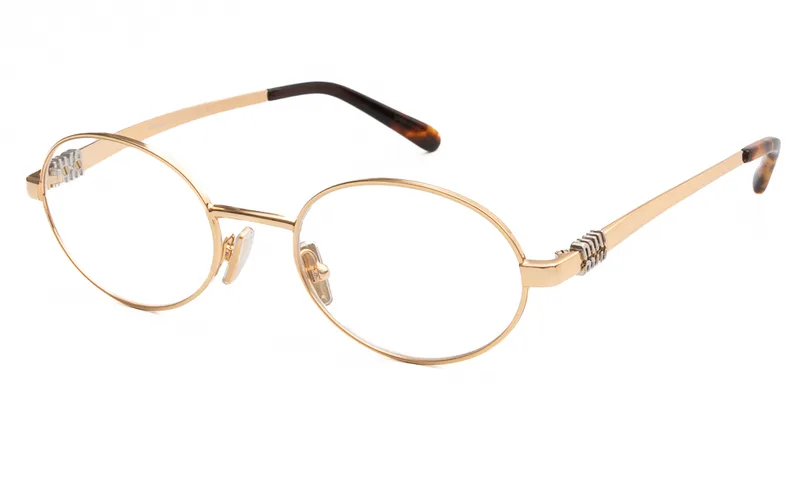 MIU MIU ΣΚΕΛΕΤΟΣ ΟΡΑΣΕΩΣ MIU MIU 50ZV 5AK1O1 5020 50ZV Χρυσό