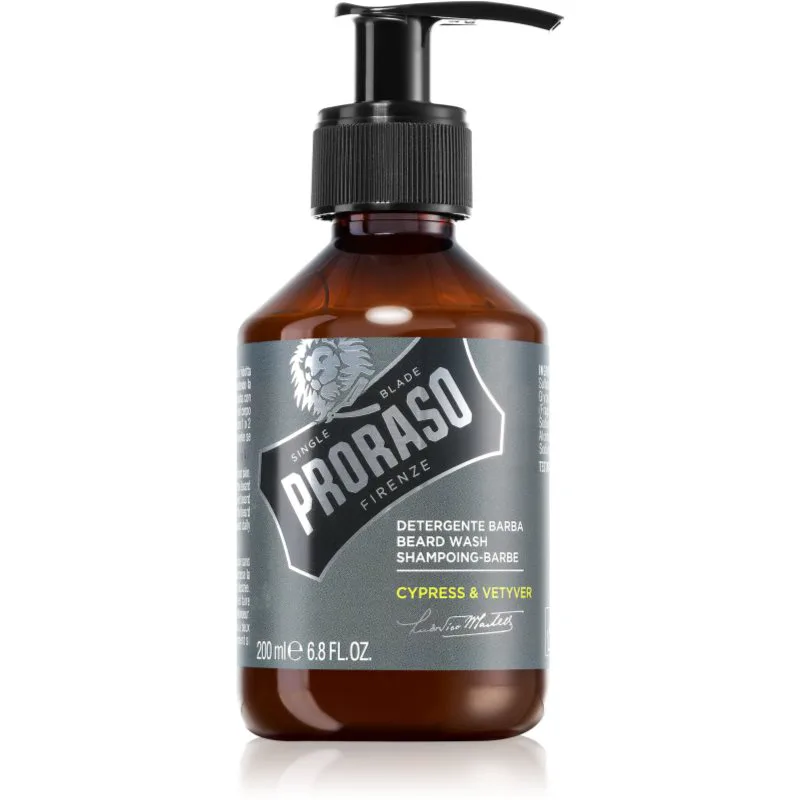 Proraso Cypress & Vetyver σαμπουάν για τα γένια 200 ml