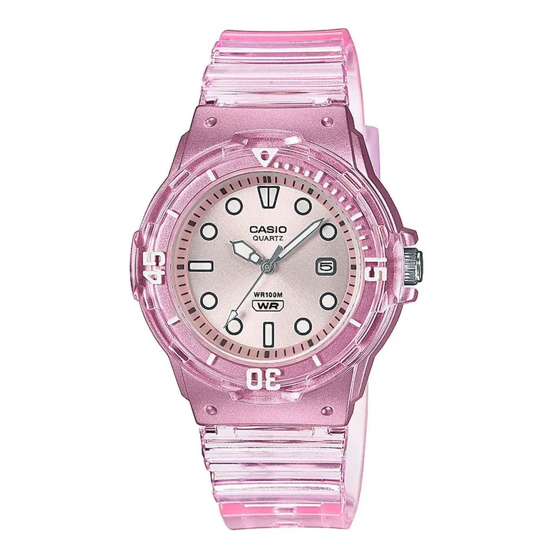 CASIO Collection Pop Ροζ Plastic Strap LRW-200HS-4EVEF