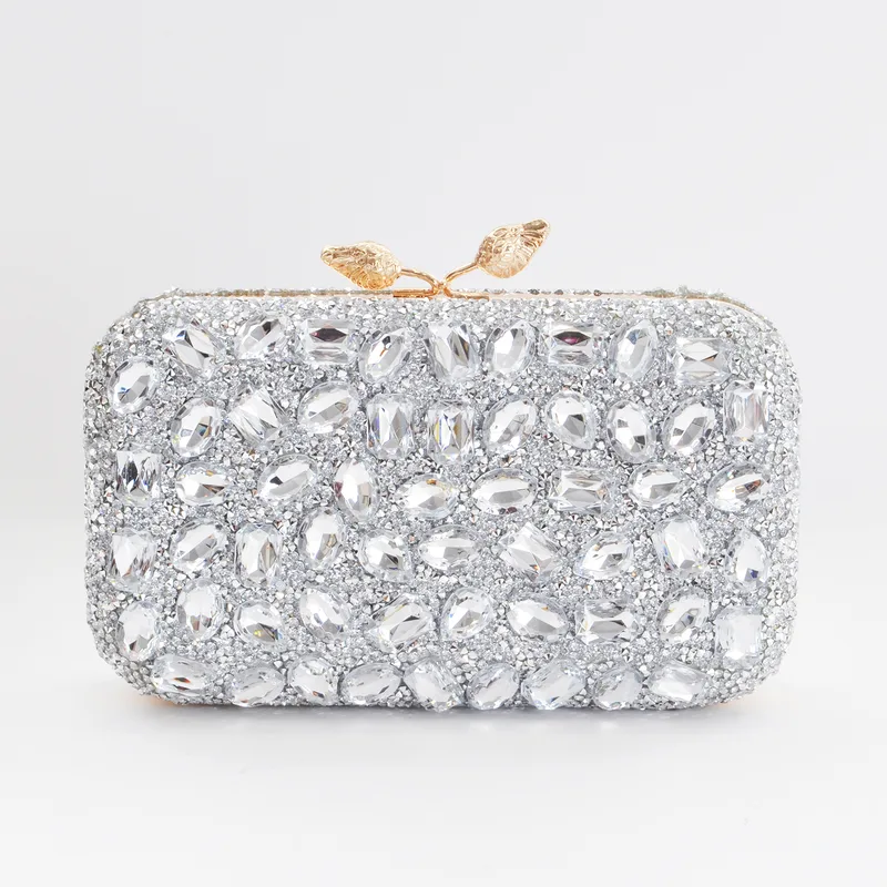 Τσάντα φάκελος με πέτρες & strass