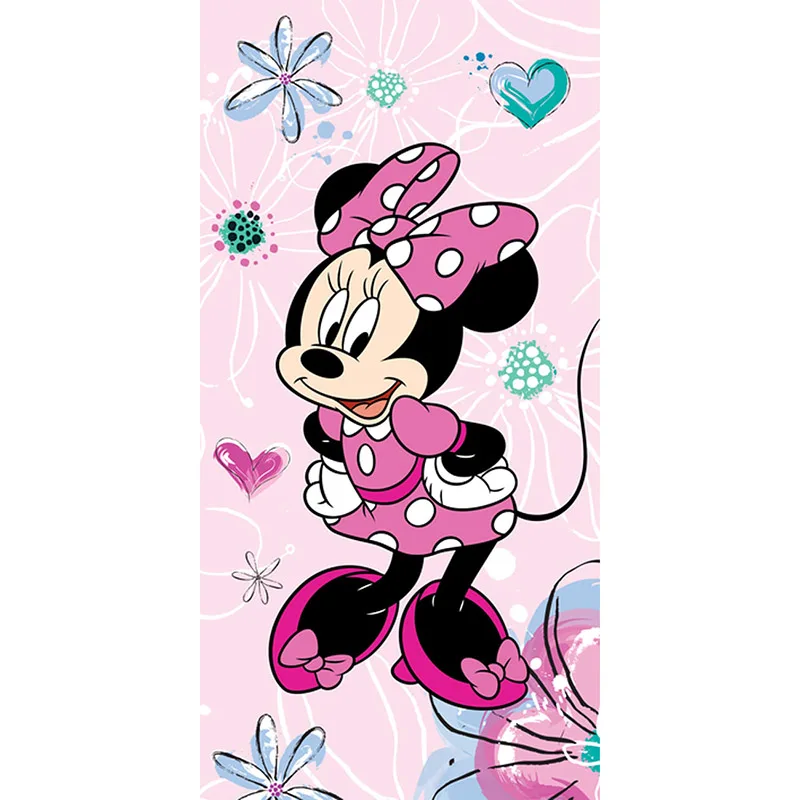 Πετσέτα Θαλάσσης 70X140 Viopros Minnie Ροζ (70x140)