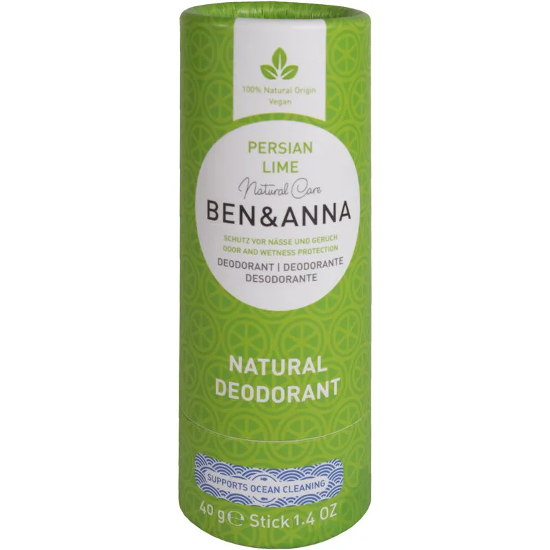 BEN&ANNA Natural Deodorant Persian Lime στερεό αποσμητικό 40 γρ