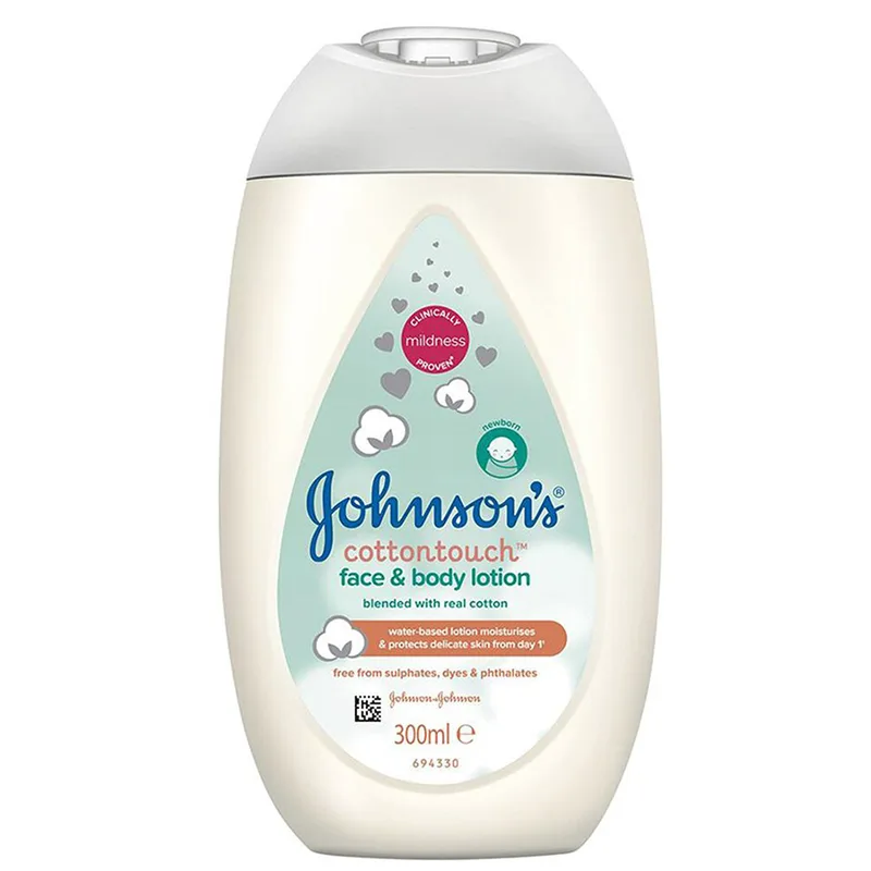 Johnson's Baby CottonTouch Face & Body Lotion Βρεφική Λοσιόν για Πρόσωπο & Σώμα 300ml