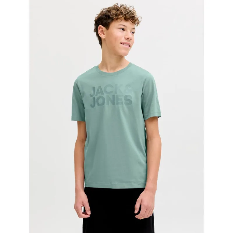 Μπλούζα μακό αγόρι Jack & Jones-12152730-Mineral Blue