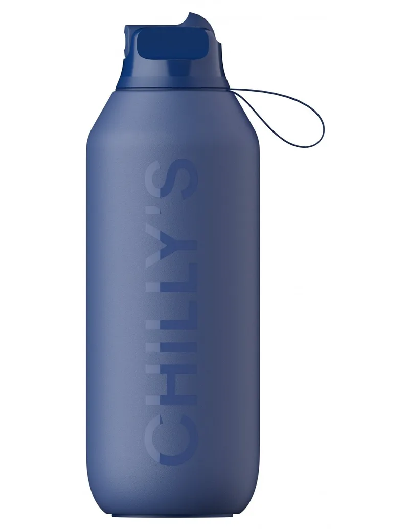 Chilly's Μπουκάλι Θερμός Series 2 Flip Whale Blue 500ml
