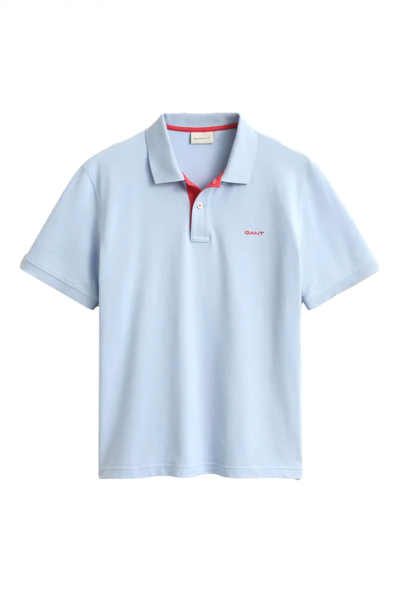 GANT ΜΠΛΟΥΖΑ ΚΜ 457 ATLANTIC BLUE CONTRAST PIQUE POLO ΣΙΕΛ