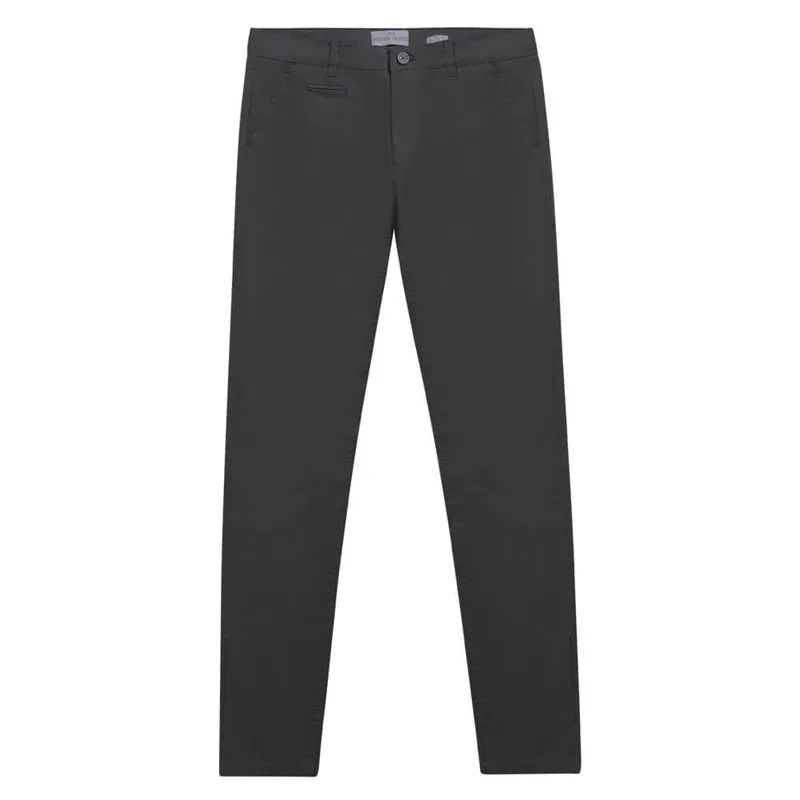 Prince Oliver Chinos Ανθρακί (Slim Fit)
