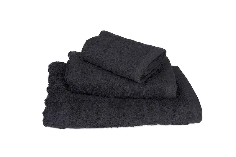 Πετσέτα χεριών (30X50) STRIPE BLACK, ΚΟΜΒΟΣ