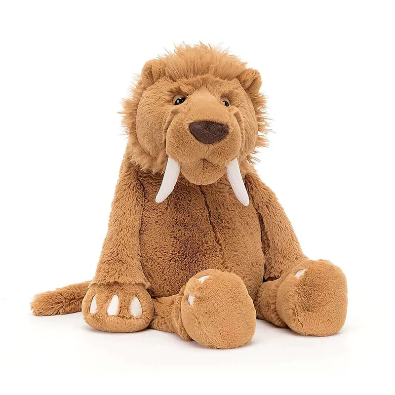 Λούτρινο Jellycat Stellan Sabre Tooth Tiger 49x17cm
