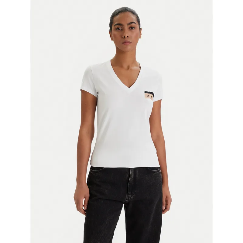 Armani Exchange T-Shirt XW001803 AF16294 U0002 Λευκό Regular Fit