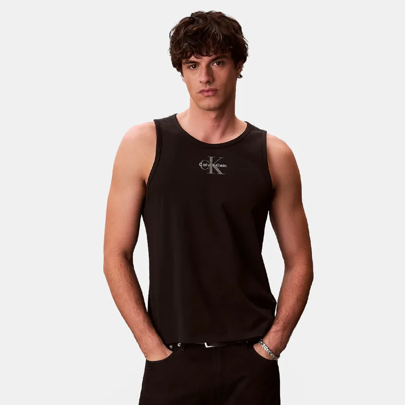 Calvin Klein Classic Micro Monologo Ανδρικό Αμάνικο T-Shirt (9000271190_1469)