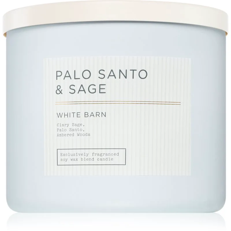 Bath & Body Works Palo Santo & Sage αρωματικό κερί 411 γρ