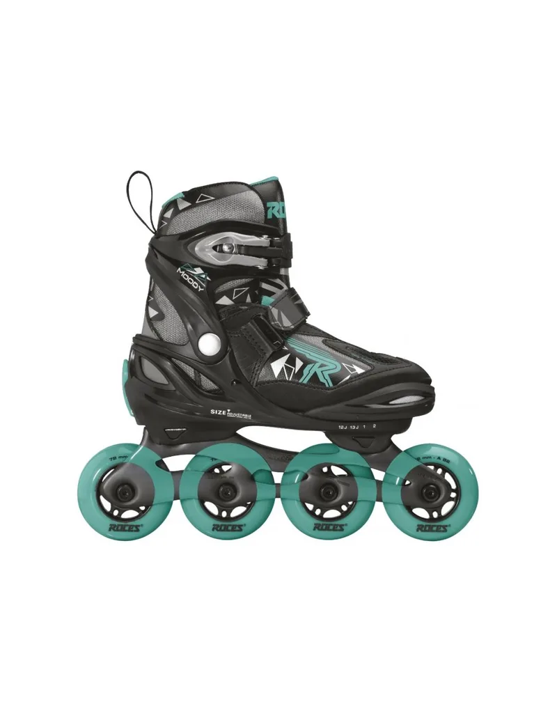 Roces Moody Tif 400856-003 Inline Αυξομειούμενα Rollers Μαύρα Παιδικά