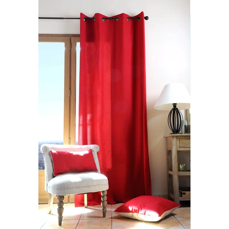 Κουρτίνα (135x240) Με Τρουκς S-F Duo Rouge R61490004