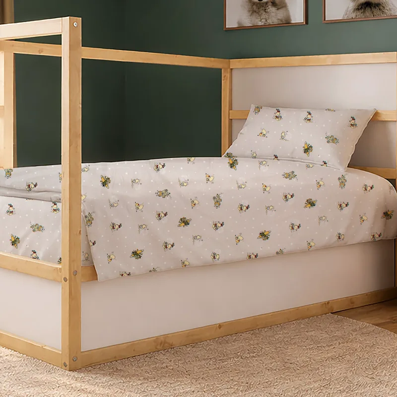 Σεντόνια Μονά Σετ Dimcol Bears Playtime 592 Μπεζ