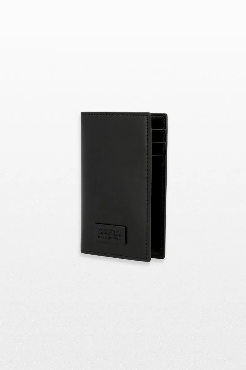 MM6 MAISON MARGIELA Ανδρικό Μαύρο Card Holder Numbering Logo Patch
