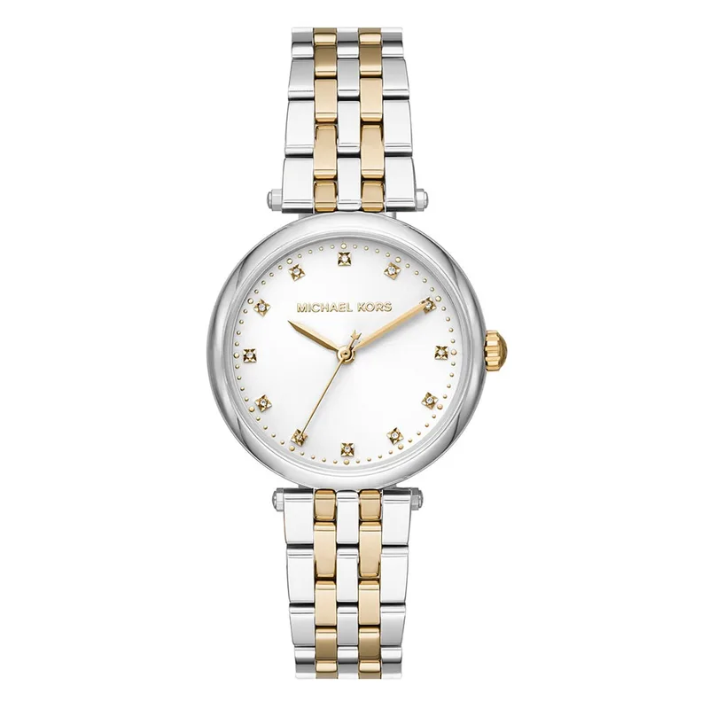 MICHAEL KORS Diamond Darci Two Tone Stainless Steel Bracelet MK4569