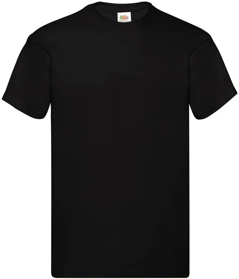 Original T-Shirt Fruit of the Loom 61-082-0 Black