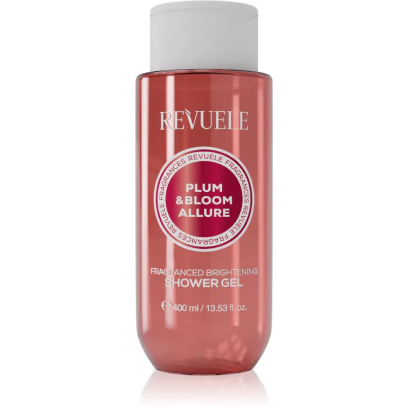 Revuele Plum & Bloom Allure Fragranced Brightening Shower Gel αρωματισμένο τζελ ντους με αποτέλεσμα λάμψης για γυναίκες 400 ml