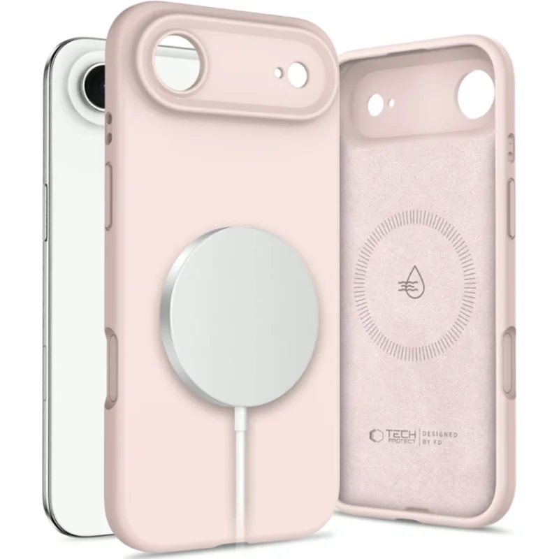 Θήκη iPhone Air Tech-Protect Silicone MagSafe Σιλικόνης με MagSafe - Ροζ Pearl (5906302330225)