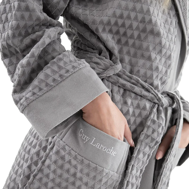Μπουρνούζι Με Κουκούλα Guy Laroche Tokyo Silver