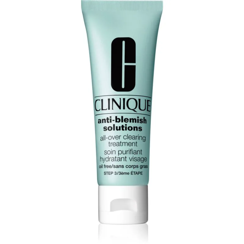 Clinique Anti-Blemish Solutions™ All-Over Clearing Treatment ενυδατική κρέμα για προβληματική επιδερμίδα, ακμή 50 ml