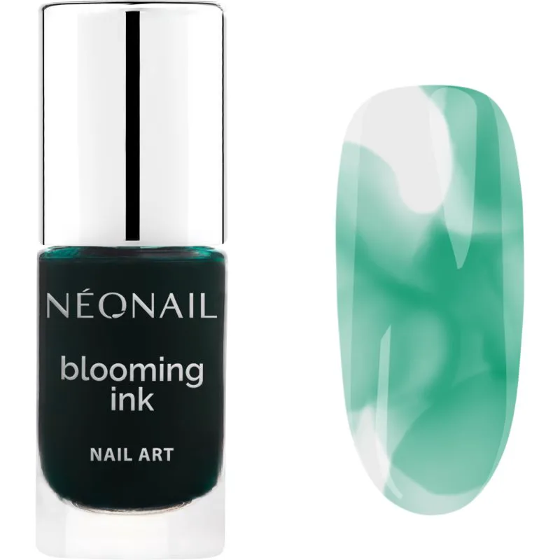 NEONAIL Blooming Ink διακοσμητικό βερνίκι νυχιών απόχρωση Green 7.2 ml