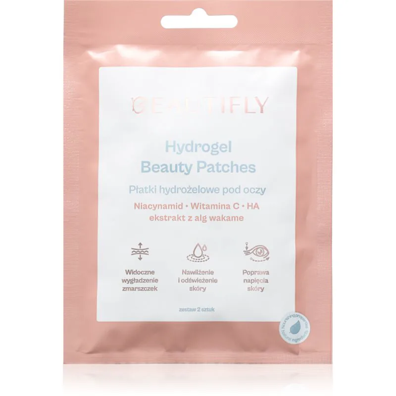Beautifly Hydrogel eye patches συσφικτικά τζελ μαξιλαράκια κάτω από τα μάτια 1 ζευγάρι