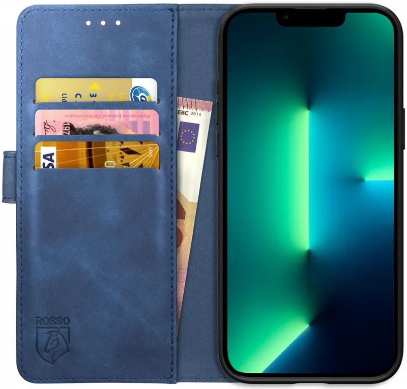 Κόκκινο Element PU Θήκη Πορτοφόλι Apple iPhone 13 Pro Max - Blue (8719246324758)