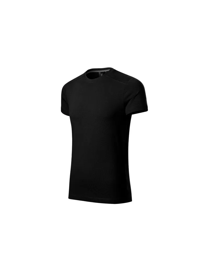 Malfini Ανδρικό Διαφημιστικό T-shirt Κοντομάνικο σε Μαύρο Χρώμα MLI-15001