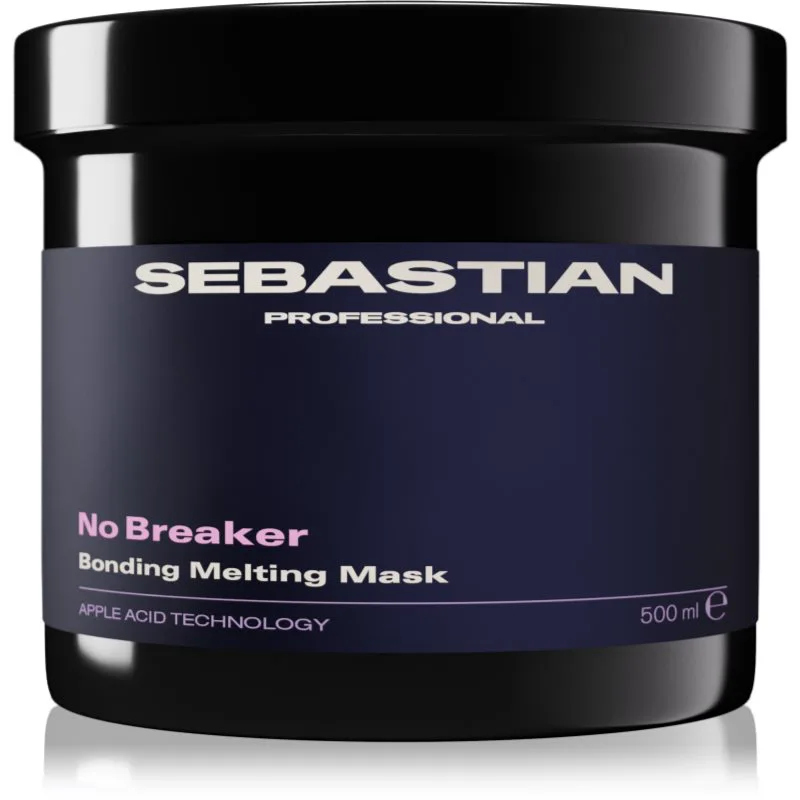 Sebastian Professional No.Breaker Bonding Melting Mask εντατική μάσκα μαλλιών για κατεστραμμένα μαλλιά 500 ml
