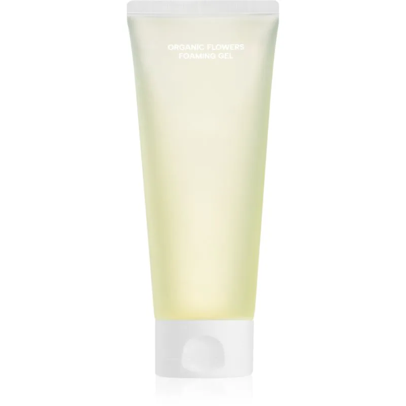 WHAMISA Organic Flowers Foaming Gel καταπραϋντικό καθαριστικό αφρώδες τζελ 150 ml