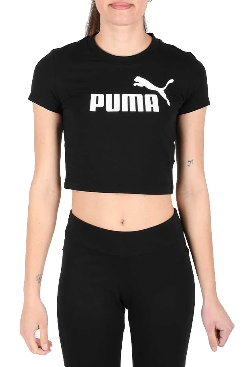 Μπλούζα Κοντομάνικη Puma Ess Slim Logo 586865-01 Γυναικείο