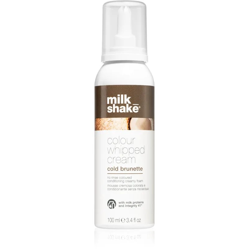milk_shake® Colour Whipped Cream αφρός με χρώμα για όλους τους τύπους μαλλιών Cold Brunette 100 ml